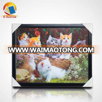 Home Decorate 3D Pictures 5D Lenticular Pictures of Pet Supplier