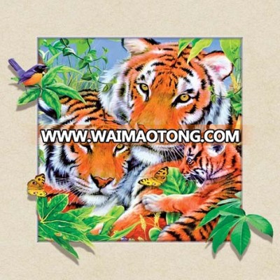 5d tiger lenticular printing picture