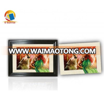 Durable Lenticular Printing Services / 5D Lenticular Picture With PS Frame